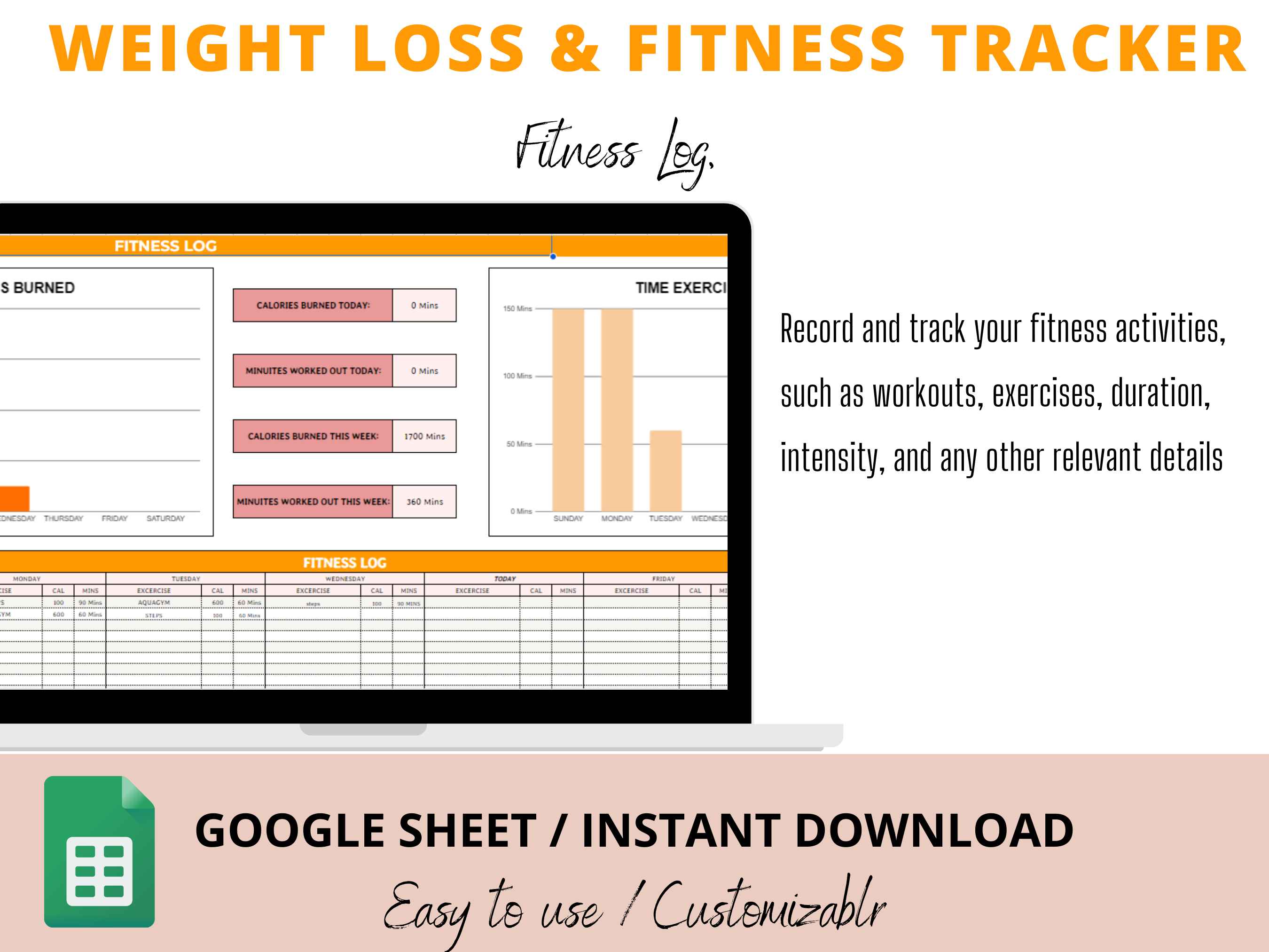 Weight Loss Tracker Google Sheets